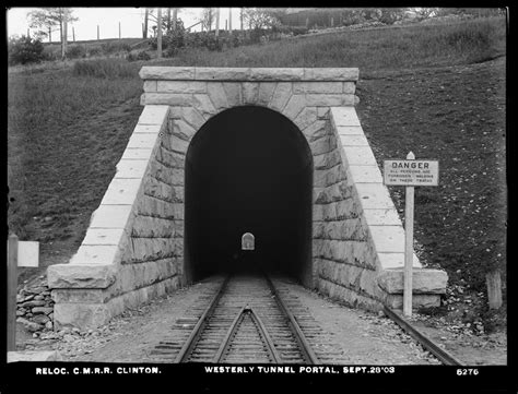 Relocation Central Massachusetts Railroad Westerly Tunnel Portal