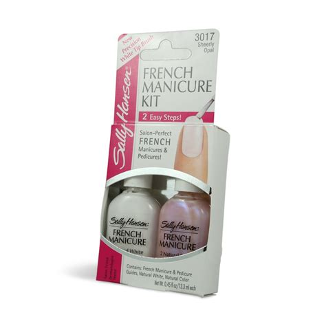 sally hansen hard as nails french manicure kit styleuphoria personal shopper