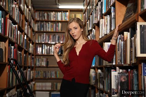 Karla Kush Women Pornstar Blonde Library Deeper X
