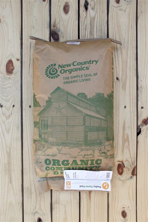 New Country Organics Organic Soy Free Poultry Starter Feed 40 Lb B