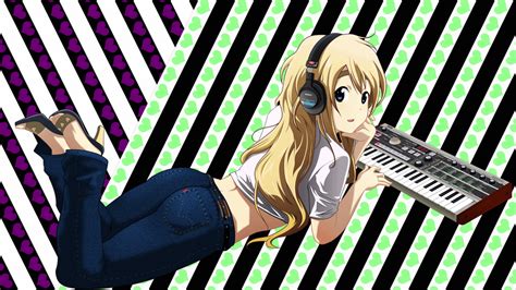 Mugi At The Keyboard K On 1920x1080 Animewallpaper