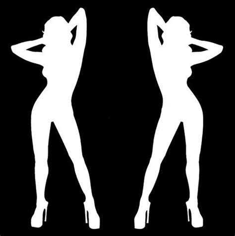 Buy SUIFENG Car Stickers 6x15CM One Pair Of Hot Sexy Girl Car Stickers