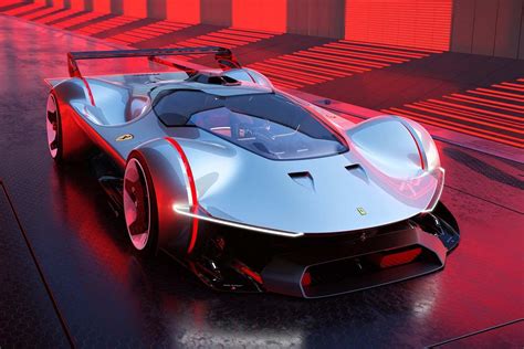 2022 Ferrari Vision Gran Turismo Concept Front Left Autobics