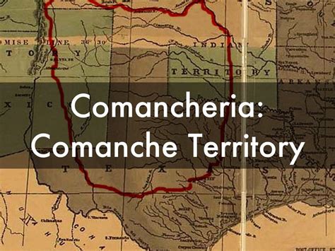 Comanche Indian Territory Map