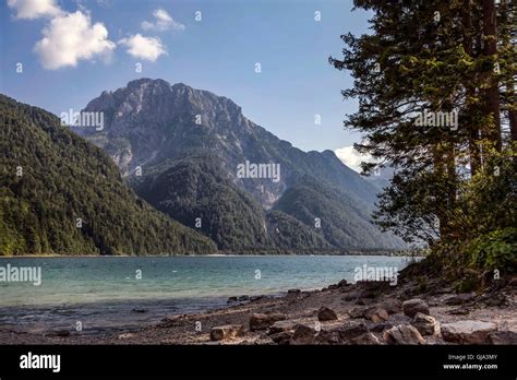 Lago Del Predil Stock Photo Alamy