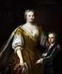 Caroline of Brandenburg-Ansbach (1683–1737), and Her Son Prince William ...