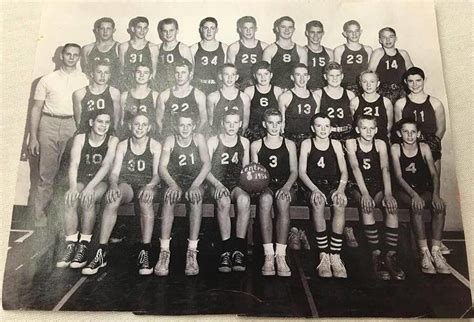 Central Junior High Basketball Team Ames Iowa 1956 Photo Courtesy