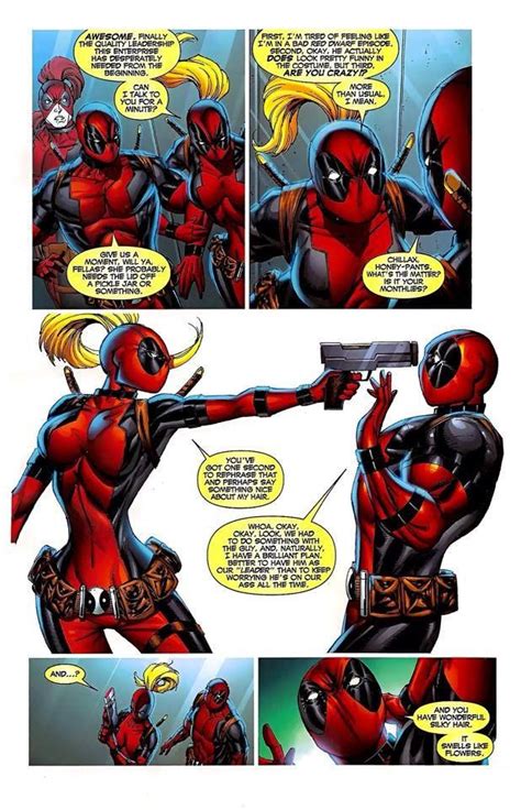 Deadpool Vs Lady Deadpool Wow Deadpool Way To Piss A Lady Off Good Save Not Even A Good Save
