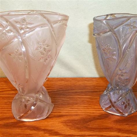Phoenix And Consolidated Glass Vase Etsy