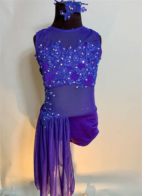 Lyrical Dance Costume Competition Dance Costume Solo Dance Etsy