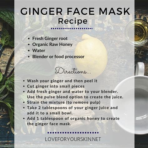 How To Make A Ginger Face Mask For Acne Scar Removal