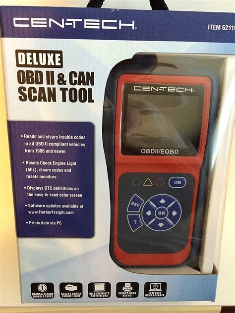Cen Tech Deluxe Obd Ii And Can Scan Tool Home And Kitchen