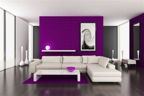 Image Result For White Walls With Accent Color Purple