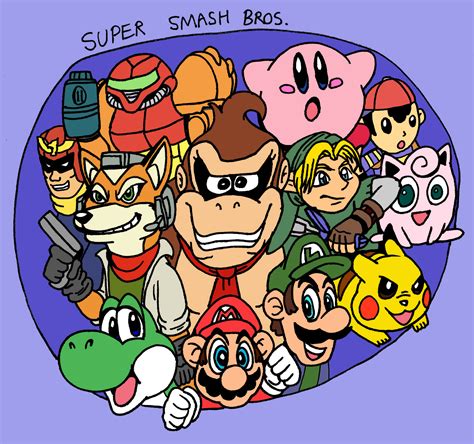 Super Smash Bros The Original 12 By Vixdojofox On Newgrounds