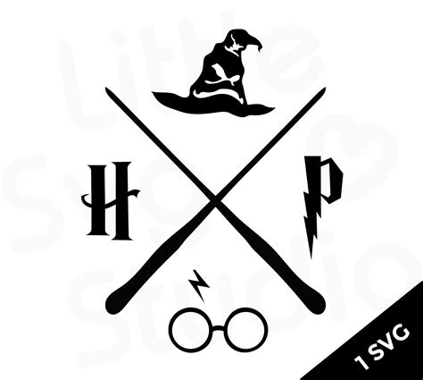 Magic Wand Symbol SVG Wizard School Clipart | Etsy