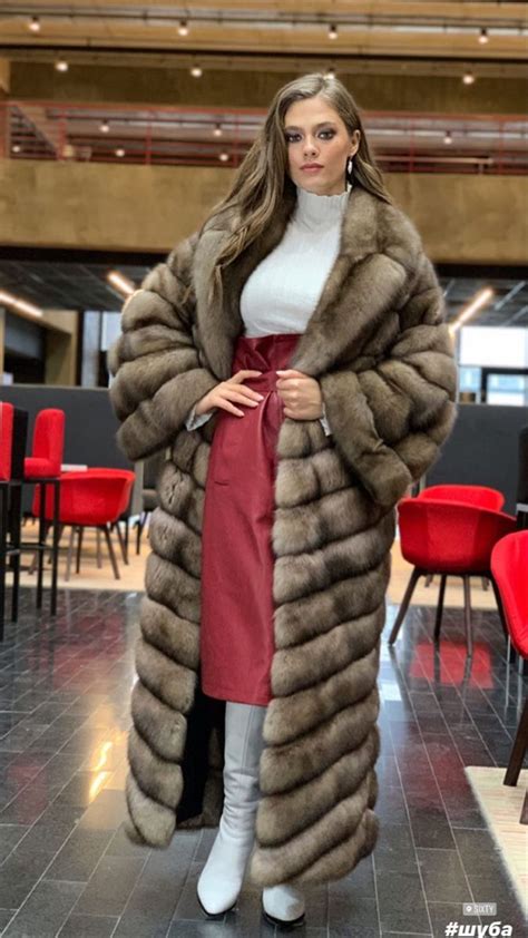Sable Fur Coat Long Fur Coat Fur Coats Daria Fur Fashion Fashion Women Deep Winter Ice