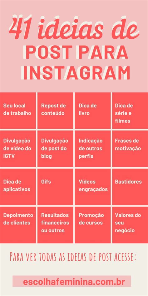 41 ideias de post para instagram guia completo para criar posts post para instagram