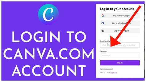 How To Login To Canva Canva Login Sign In Canva Login YouTube