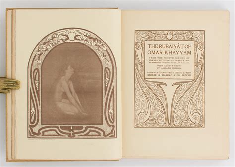 rubaiyat of omar khayyam from the fourth version of edward fitzgerald s translation with