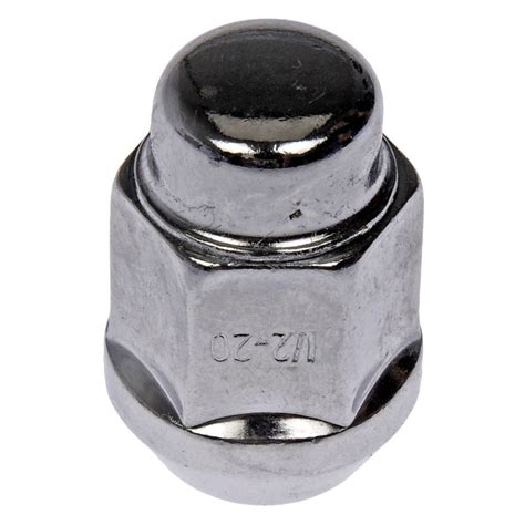 Dorman Chrome Cone Seat Acorn Bulge Lug Nuts