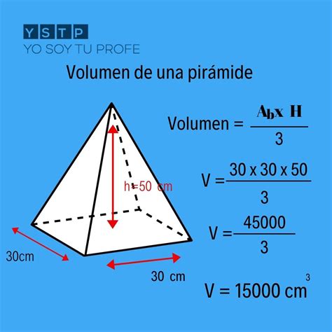 Formula Para Calcular El Volumen De Una Piramide Rectangular
