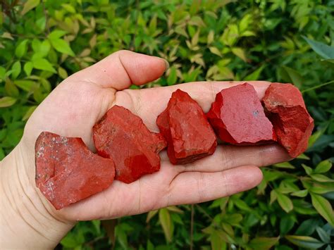 Craft Supplies And Tools Raw Red Jasper Jewelry Making And Beading Mindtekit