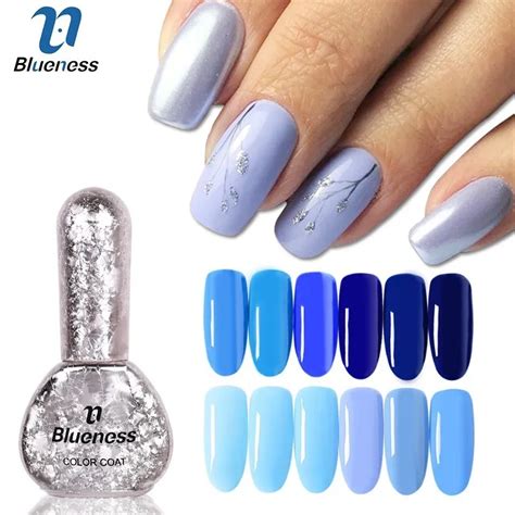 Blueness 6ml Blue Series 12 Color Nail Gel Polish Soak Off Long Lasting