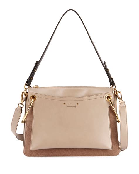 Chloe Roy Leather Shoulder Bag Neiman Marcus