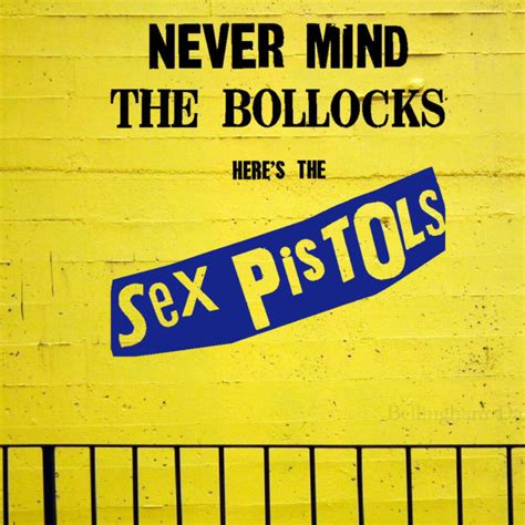Large Punk Sex Pistols Never Mind Bollocks Wall Sticker Transfer Decal ⋆ Bespoke Graphics