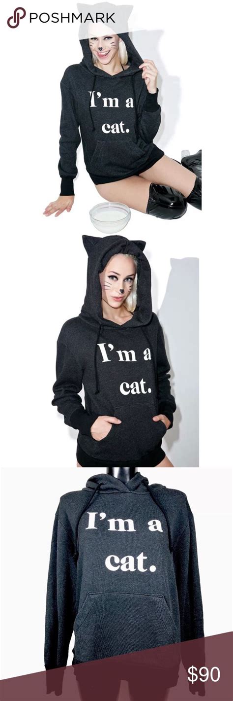 Wildfox Guess What I Am Cuddles Cat Hoodie Hoodies Clothes Design