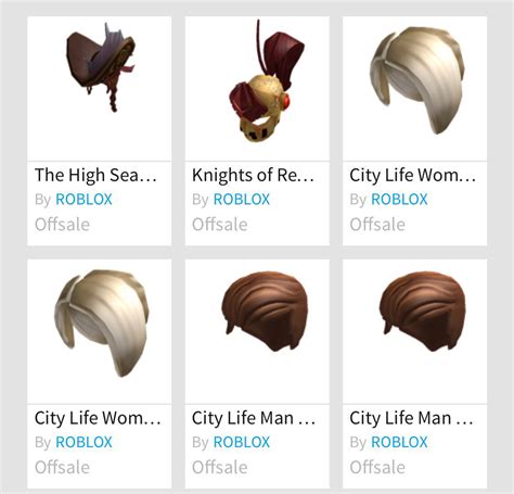 Roblox Offsale Hair How To Make Clothes On Roblox For Free On Ipad