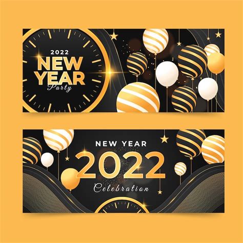 Premium Vector 2022 New Year Celebration Banner