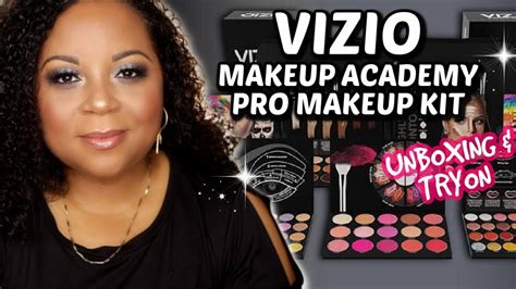 Vizio Makeup Academy Pro Makeup Kit Unboxing And Tryon 🎨 Youtube