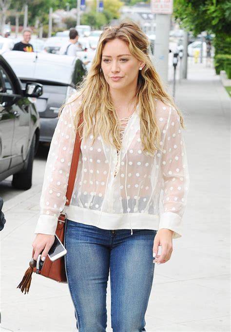 Hilary Duff Street Style Out In West Hollywood July 2015 • Celebmafia