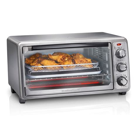 hamilton beach 2 in 1 countertop oven and long slot toaster stain steel 888 luxury brand