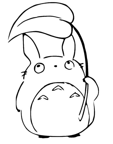 Dibujos De Totoro Para Colorear Para Colorear Pintar E Imprimir Dibujos Online Com