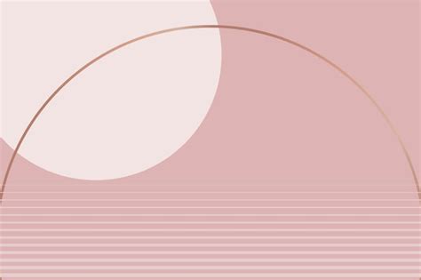 Free Vector Nude Pink Aesthetic Background Vector Geometric Minimal Style