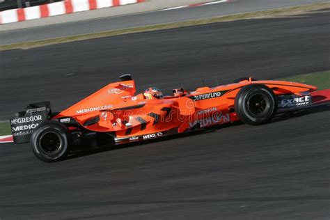 F1 2007 Adrian Sutil Spyker Image Stock éditorial Image Du Adrian