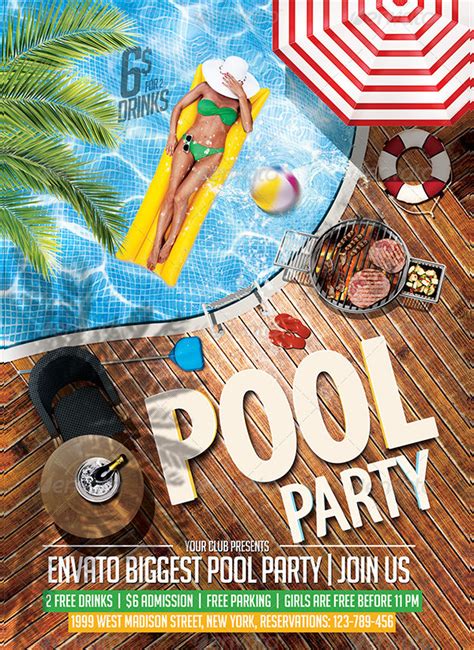 Free Swimming Pool Flyer Template
