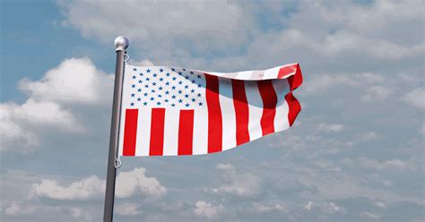 The United States Civil Flag Of Peacetime History Heist