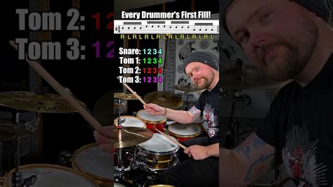 The First Fill Every Drummer Learns Easy Beginner Drum Lesson Youtube