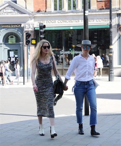 Amber Heard With Her Girlfriend Bianca Butti London 07302020