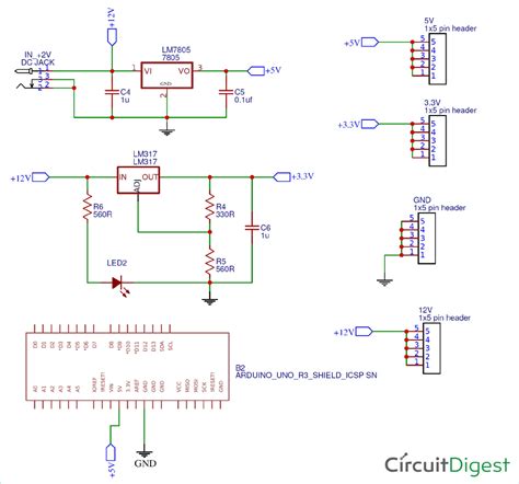 Make Arduino Circuit Diagram Schema Digital