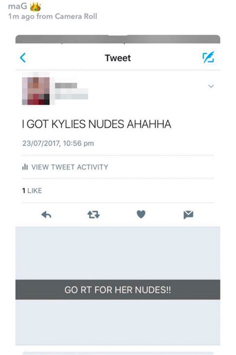 Kylie Jenners Nudes Leaked As Her Snapchat Is Hacked Ok Magazine