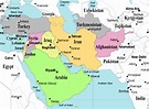 map of middle east quiz | taranta