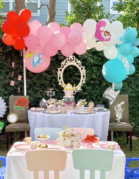 Alice In Wonderland Birthday Decoration Ideas Leadersrooms