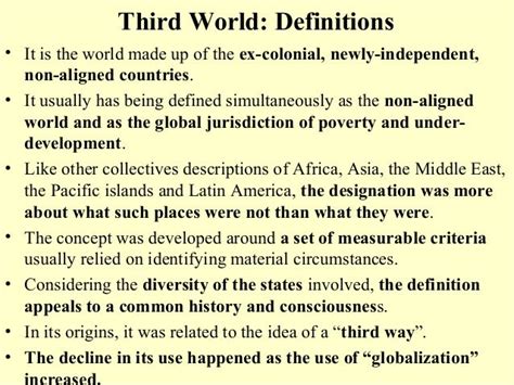 Third World Country Meaning Caribbean Countries How To Define Them