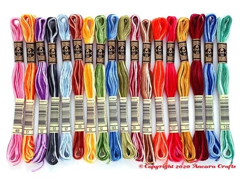 Dmc 69 Variegated Embroidery Floss Terra Cotta Shaded Ombre Etsy