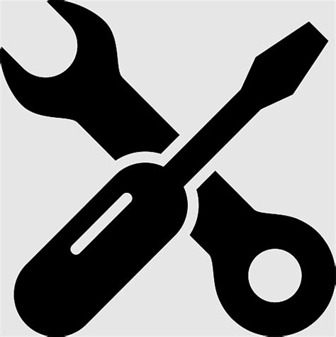 Troubleshooting Tuning Technical Support Icon Design Silhouette