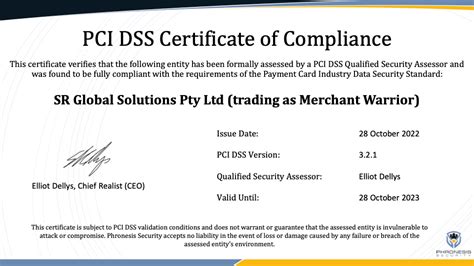 Merchant Warrior Pci Dss Certification